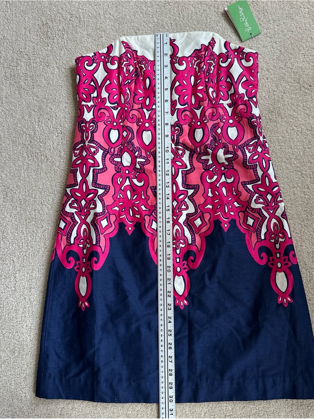 Lilly Pulitzer NWT Strapless Bowen Chorus Girl Cotton Dress - Picture 10 of 11